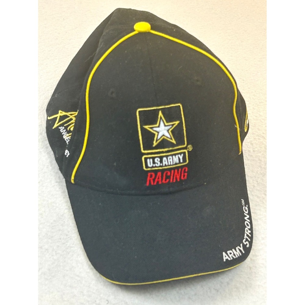 AD Creations U.S. Army Racing Hat Men OSFM Black NHRA 2007 Event Champion